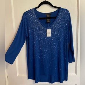 Design History Rhinestone Top